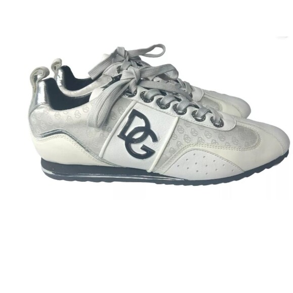 Dolce & Gabbana Shoes Men\'s Size 7 Leather White~Cream~Platinum~Silver main image 7